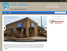 Tablet Screenshot of easttowneanimalclinic.info